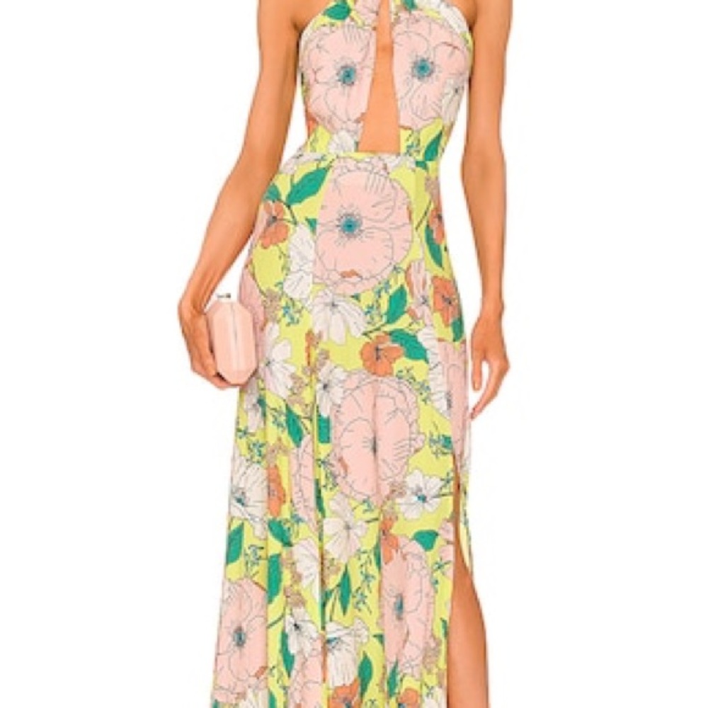 AFRM Zandra Sleeveless Maxi Dress with Slit